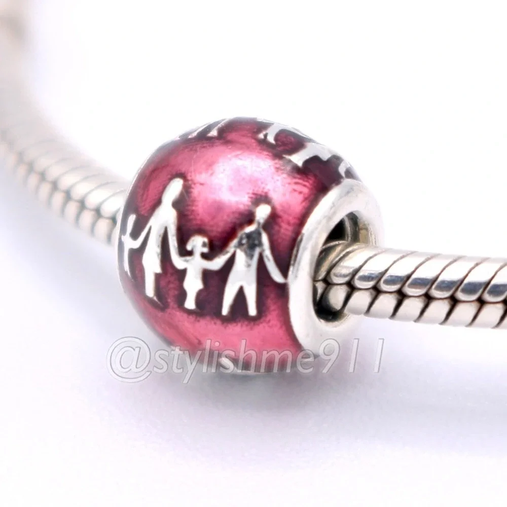 Authentic PANDORA Family Silhouettes Charm - 791399EN62